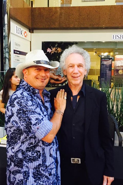 Rick Dalgarno with Bob Gruen